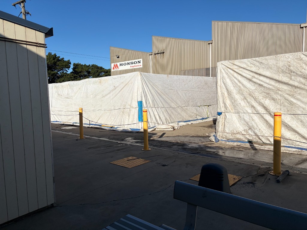 Commercial pest management and treatment on a client site